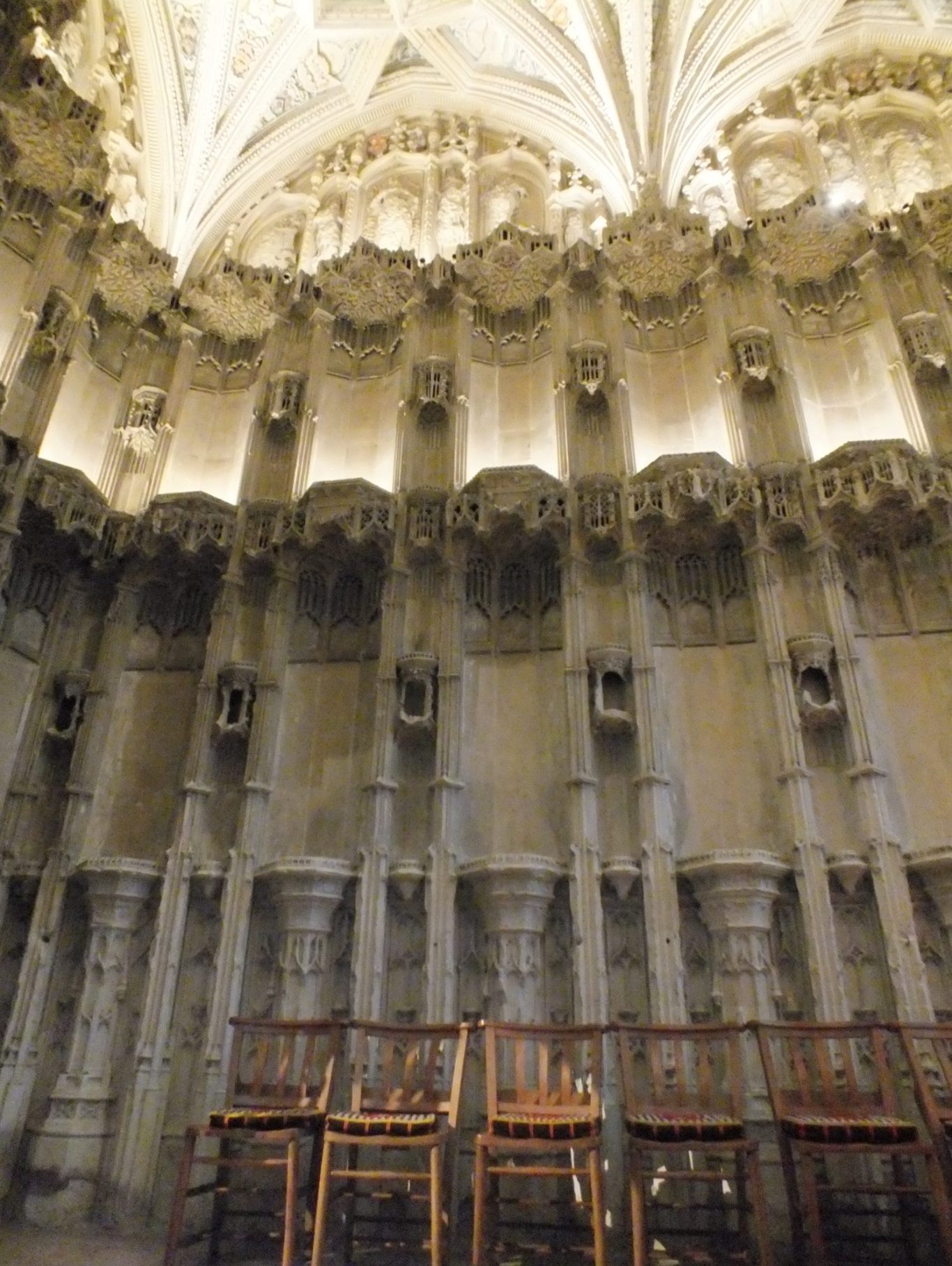 Bishop West's Chapels Northern Wall Ely Cathedral, Cambridgeshire